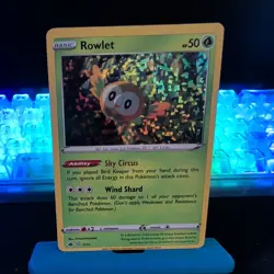 Rowlet 2/15 - Holo - Pokemon TCG McDonalds 2022 Collection - Image 1