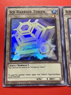 3x Ice Barrier Token | OP17-EN026 | Super Rares | MP | Yu-Gi-Oh! - Image 3