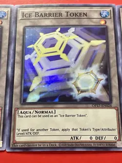 3x Ice Barrier Token | OP17-EN026 | Super Rares | MP | Yu-Gi-Oh! - Image 5
