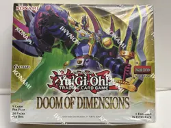 YuGiOh! Doom of Dimensions - Booster Box Factory Sealed 1st Edition - 24 Packs - Image 1