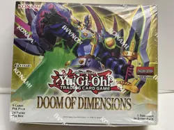 YuGiOh! Doom of Dimensions - Booster Box Factory Sealed 1st Edition - 24 Packs - Image 4