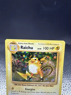 Pokemon TCG XY Evolutions Raichu Holo Rare Card 36/108 - Image 3