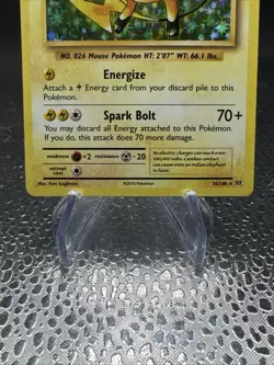 Pokemon TCG XY Evolutions Raichu Holo Rare Card 36/108 - Image 4