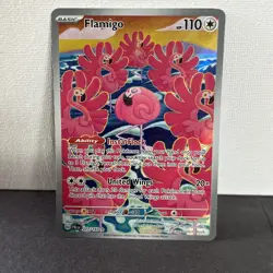 Pokemon TCG Sv02 Paldea Evolved Flamigo Holo Illustration Rare Card 227/193 - Image 1
