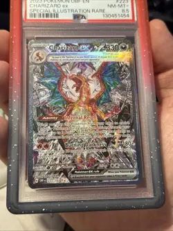 Pokemon TCG Charizard EX Sir Obsidian Flames Card 223/197 PSA 8.5 NM-MT - Image 2