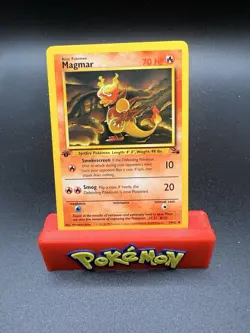 Pokemon TCG Magmar Fossil Card 39/62 1st Edition Uncommon Never Played, NM! - Image 1