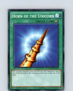Yu-Gi-Oh TCG Horn Of The Unicorn YGLD-ENA29 1st Edition Common Card NM - Image 1