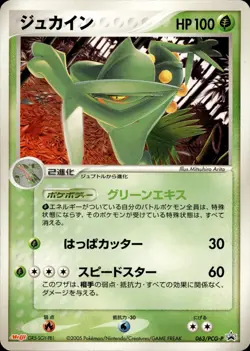 Sceptile 063 Meiji Promo PCG-P Promotional cards Holo Japanese Pokemon B30 - Image 1