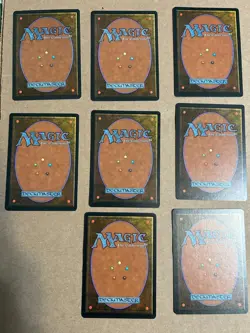 Set of 8 Blue MTG 4th Ed & Chronicles Cards Magic the Gathering NM Stasis Hack - Image 2