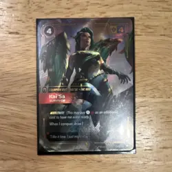 League of Legends Kai'Sa Survivor Champion Unit Card The Void Accelerate - Image 1