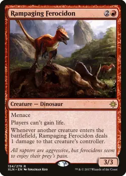 1x Rampaging Ferocidon NM-Mint, English Ixalan MTG Magic - Image 1