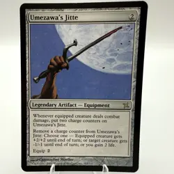 Magic The Gathering Betrayers of Kamigawa Umezawa's Jitte Regular NM - Image 1