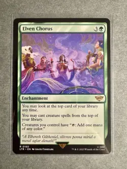 Elven Chorus Universes Beyond: the Lord of the Rings:#160 Rare NM - Image 1