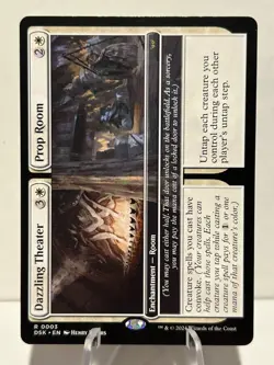 Dazzling Theater // Prop Room 3 R Duskmourn: House of Horror NM MTG - Image 1