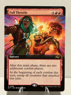 Full Throttle (Extended Art) 386 R Aetherdrift NM MTG - Image 1