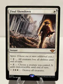 Final Showdown 11 M Outlaws of Thunder Junction NM MTG - Image 1