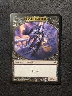Vampire Token Innistrad (#5/12) NM Magic The Gathering MTG Tcg Black Flying - Image 1