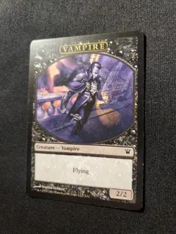 Vampire Token Innistrad (#5/12) NM Magic The Gathering MTG Tcg Black Flying - Image 3