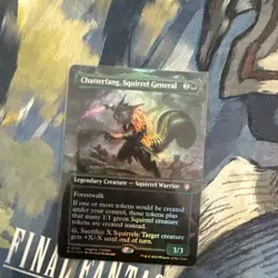 Chatterfang, Squirrel General (Borderless) Commander: Bloomburrow Foil - Image 1