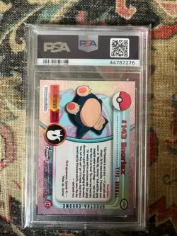 Snorlax 2000 Pokemon Topps Chrome SPECTRA PSA 10 Gem Mint - Image 2