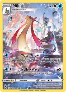 Milotic TG02/TG30 Holo Silver Tempest Trainer Gallery Pokemon NM/M - Image 4