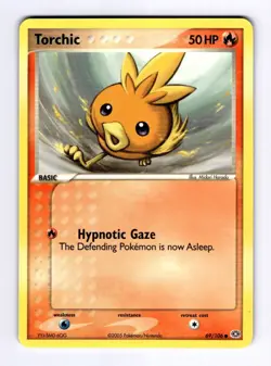 Torchic Emerald #69 (2005) Common NM Pokemon - Image 1