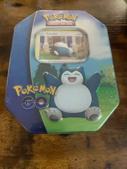 2022 Pokemon Go TCG Gift Tins SNORLAX Promos Factory Sealed 820650851520 - Image 3
