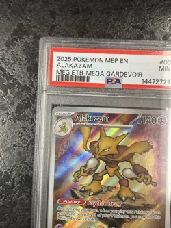 2025 POKEMON MEP EN ALAKAZAM MEG ETB-MEGA GARDEVOIR #009 💎 PSA 9 - Image 3