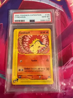 Cyndaquil 105/165 Expedition English PSA Graded 10 Pokemon TCG - Image 1