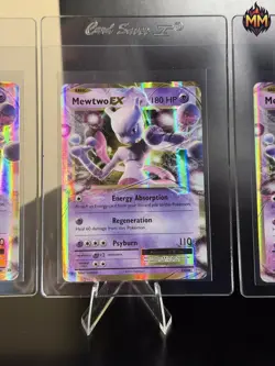 Mewtwo EX 52/108 Evolutions Holo Ultra Rare NM Pokemon TCG (x3) - Image 4