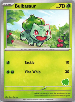 Bulbsaur My First Battle Pokemon Card NM - Image 1
