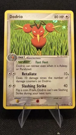 Pokemon TCG Dodrio 33/101 Hidden Legends Reverse Holo - Image 1