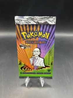 Pokemon TCG Gym Challenge 1st Edition Booster Pack Blaine Art Sealed 20.61g 742818062244 - Image 1