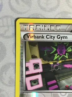 D1396 POKEMON TCG PLASMA STORM VIRBANK CITY GYM 126 REVERSE HOLO LP U - Image 3