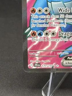 Pokemon TCG Salamence ex 177/159 Journey Together Full Art Holo - Image 5