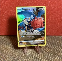 Pokemon Druddigon TG09/TG30 Ultra Rare Holo 120 HP Silver Tempest Trainer Galle… - Image 1