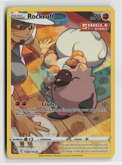 Pokemon - Rockruff - TG07/TG30 SWSH12: Silver Tempest Trainer Gallery - NM - Image 1