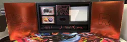 Pokemon Team Rocket's Moltres UPC Box, Mat, Deck Box, Coin NO PACKS OR PROMOS - Image 1