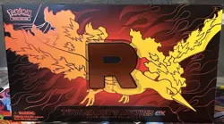 Pokemon Team Rocket's Moltres UPC Box, Mat, Deck Box, Coin NO PACKS OR PROMOS - Image 2