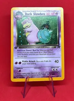 Pokemon TCG 1st Edition Dark Slowbro 12/82 Team Rocket Holo - Image 3
