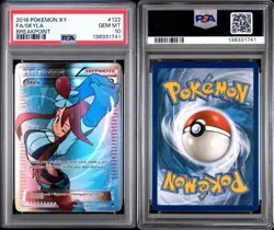 2016 POKEMON XY BREAKPOINT #122 FULL ART/SKYLA PSA 10 - Image 3
