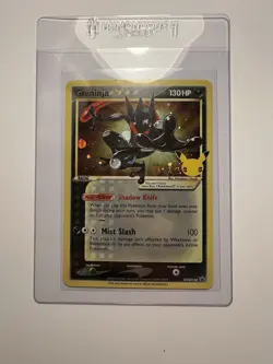 Pokemon TCG Celebrations Greninja Gold Star Promo Holo SWSH144 -SWIRL💫 - Image 1