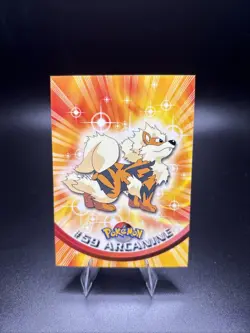 1999 Topps Pokemon Arcanine #59 TV Animation Edition Red Logo - Image 1
