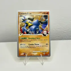 Lucario GL LV.32 8/111 Tsubasa Nakamura 2009 World Championship Deck Pokemon TCG - Image 1