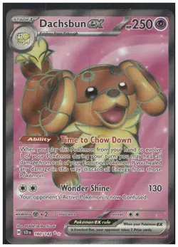 Pokemon SV07: Stellar Crown #160/142 Dachsbun ex - Image 1
