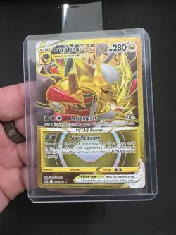 POKEMON TCG GIRATINA VSTAR 212/196 SWSH LOST ORIGINS SECRET RARE NM+ - Image 1