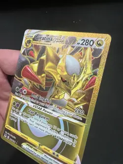 POKEMON TCG GIRATINA VSTAR 212/196 SWSH LOST ORIGINS SECRET RARE NM+ - Image 5