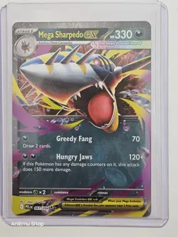 Pokemon Mega Sharpedo ex 061/094 Phantasmal Flames Double Rare - Image 5