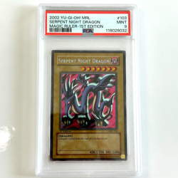 Yu-Gi-Oh! "Serpent Night Dragon" 1st Edition MRL-103 MINT PSA 9 - Image 1