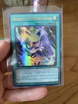 Radiant Typhoon Chant Spell DOOD-EN061 1st Ed Holo YuGiOh - Image 3
